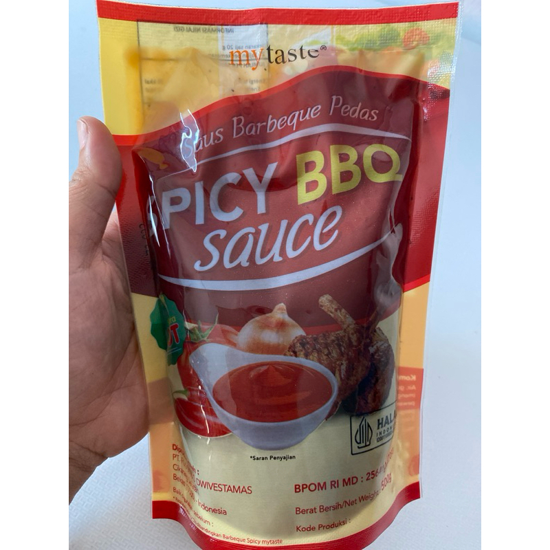 

saus spicy bbq my taste 500gr