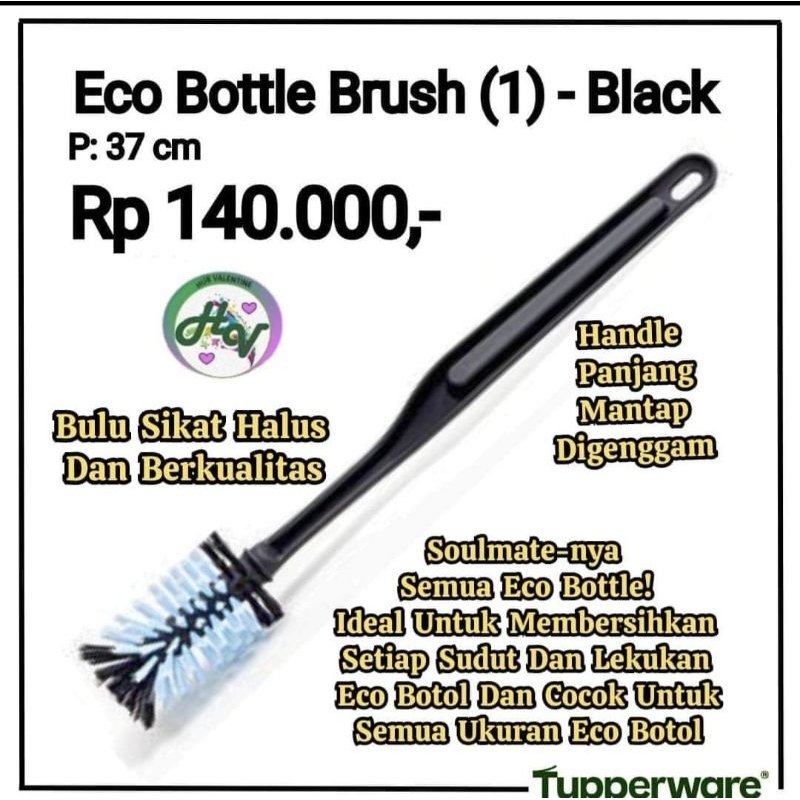 Eco bottle brush tupperware
