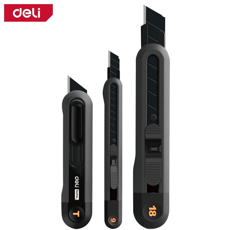 

KODE E3G8 Deli Tools Home Series Art Utility Knife Sets 3Pcs Cutter SK2 Blade ABS HT43HT43CHT43L