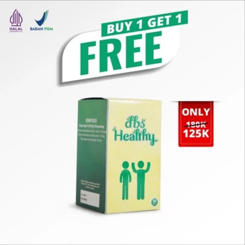 DBS HEALTHY BELI 1 GRATIS 1 || RAMUAN/VITAMIN PENGGEMUK BADAN BPOM ISI 50 KAPSUL