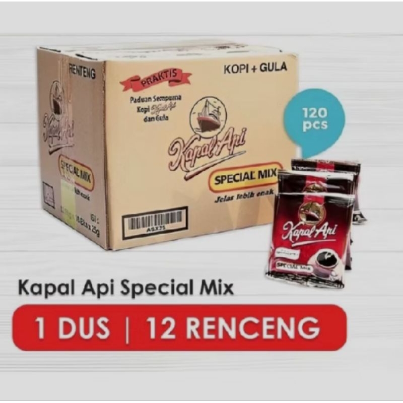 

KOPI KAPAL API 1 DUS 12 RENCENG (120 SASET) 23 gram