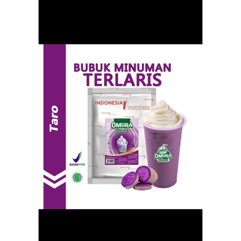 

Omura Blend Bubuk Minuman 1kg (1000g) Rasa Taro