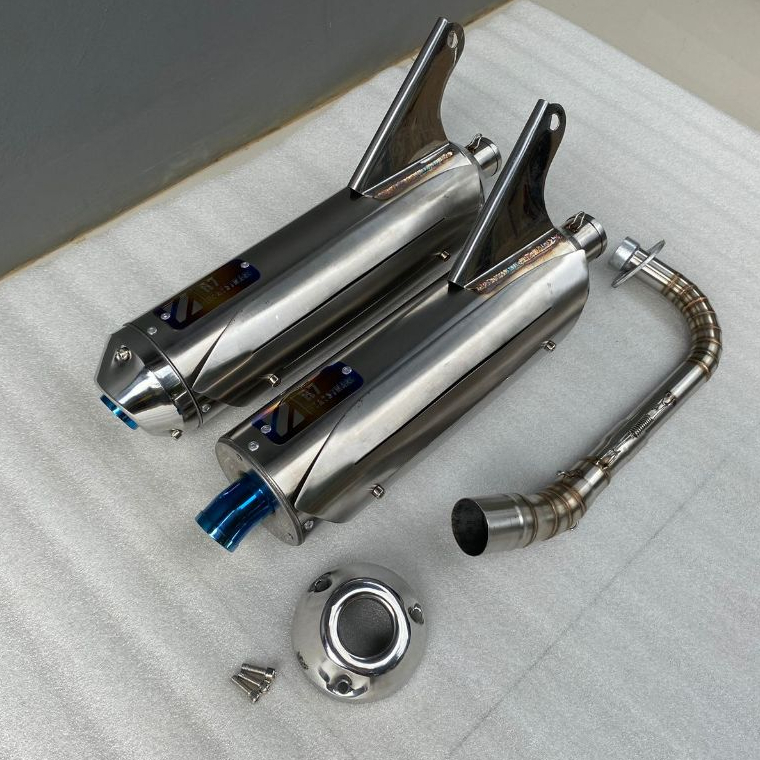 R7 Exhaust | Knalpot Std Racing Mio Bore Up Dan Harian 2in1 EndCup Mio Sporty Smile 5tl Mio Soul Kar