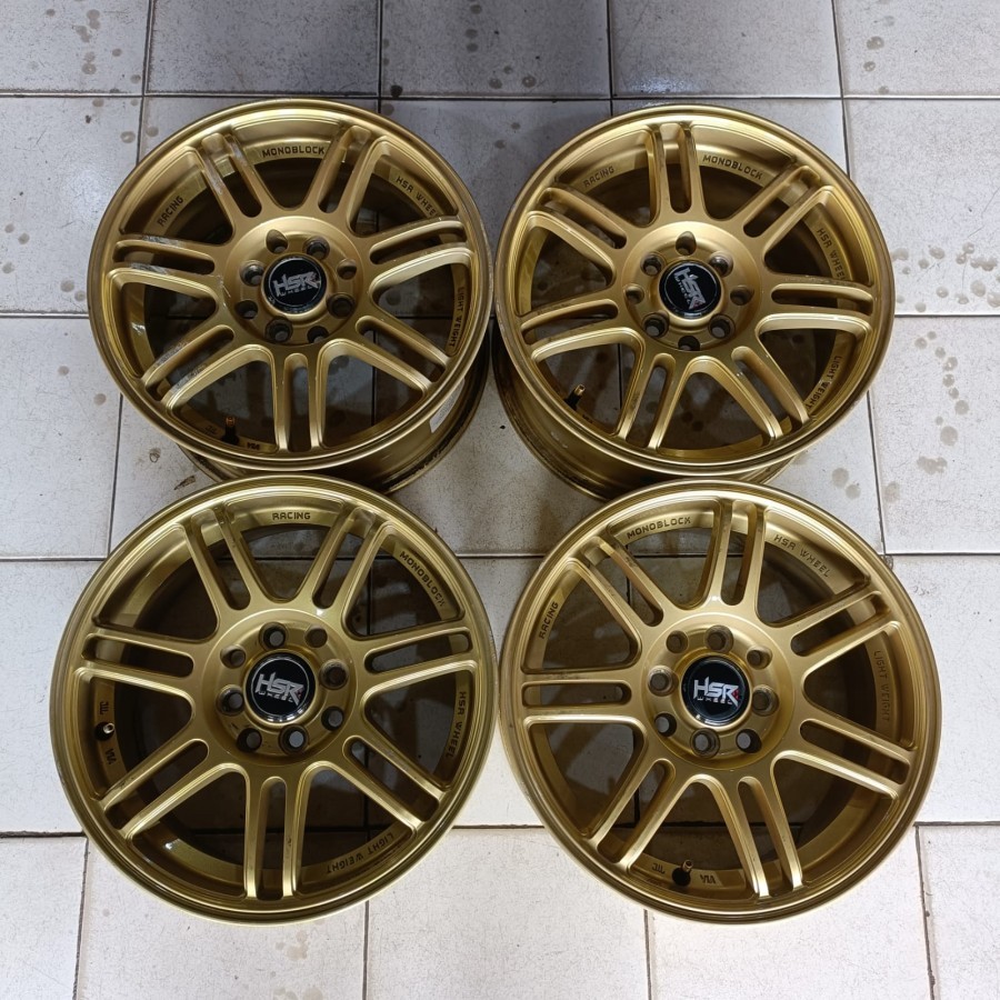 Velg mobil Bekas BOON HSR R15 Vios Brio Avanza Mazda Fiesta Sirion Sigra