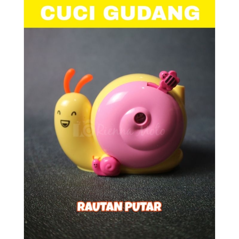 

Cuci Gudang Rautan Putar Bentuk Hewan Keong / Katak / Gajah