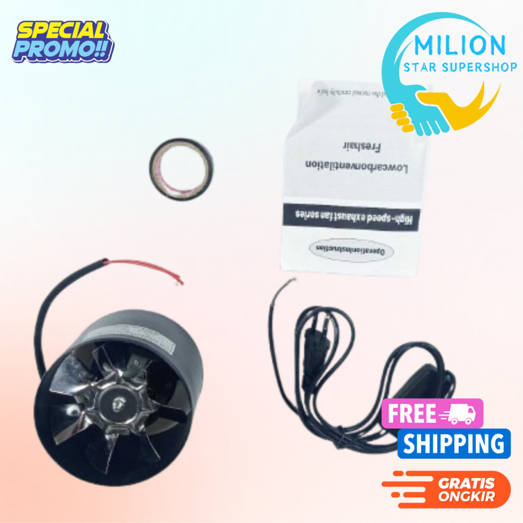 Exhaust Fan Kipas Penghisap Pembuangan Asap Dapur