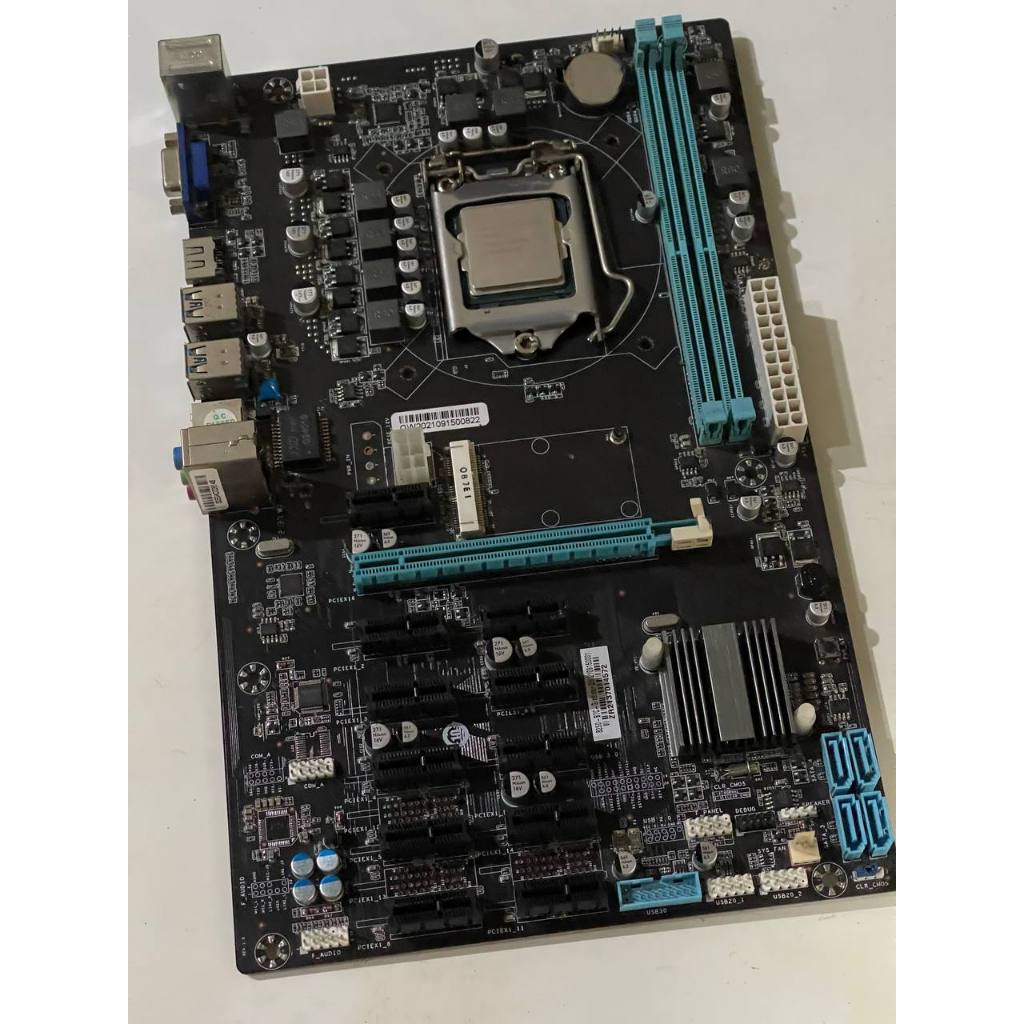 MOTHERBOAD Mining GLADIATOR TB-B250 BTC PRO Qwerty Lga 1151 support 12 vga