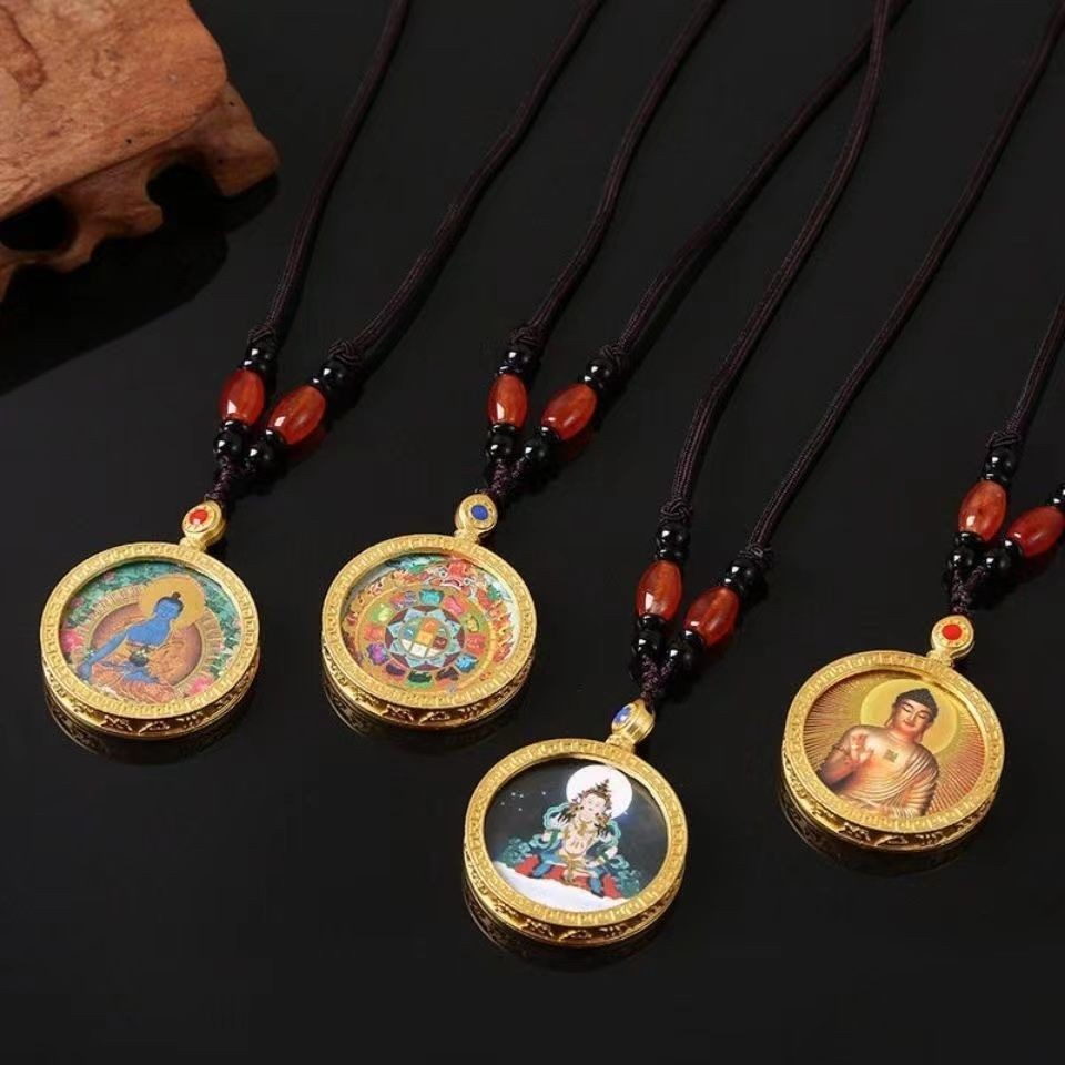 Prajna French Eye Thangka Niche  Pendant