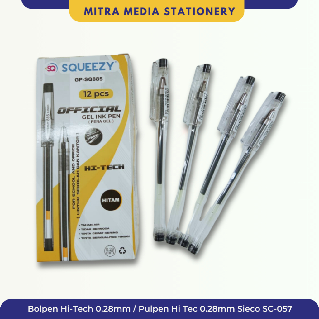 

Bolpen Hi-Tech 0.28mm / Pulpen Hi Tec 0.28mm GP-SQ885