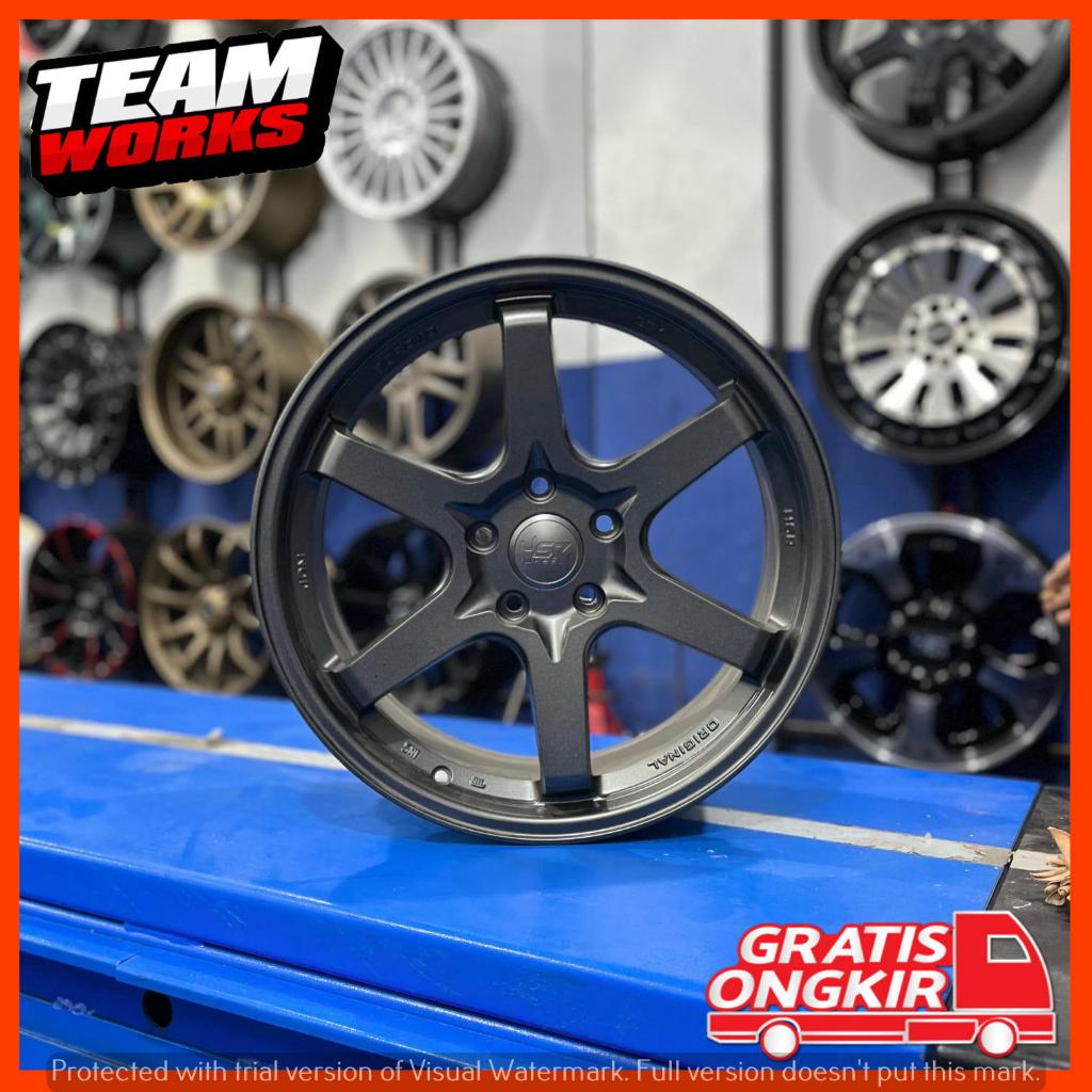 VELG RACING JDM RING 18 MOBIL CIVIC ACCORD STARGAZER ZRV HRV R18 HSR STY GREY PELEK R18 PALANG 6