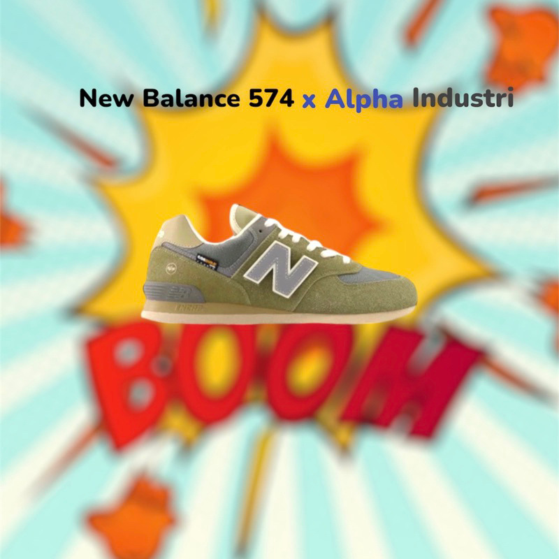 Nb 574 New Balance 574 Classic Alpha Industries Original