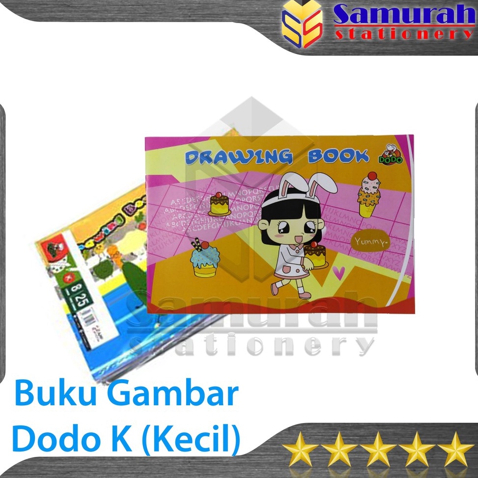 

Stock Ada Buku Gambar Dodo Ukuran Kecil Drawing Book 8 K Buku Sketsa Mengambar Kecil Uk 8K B5 Untuk TK SD