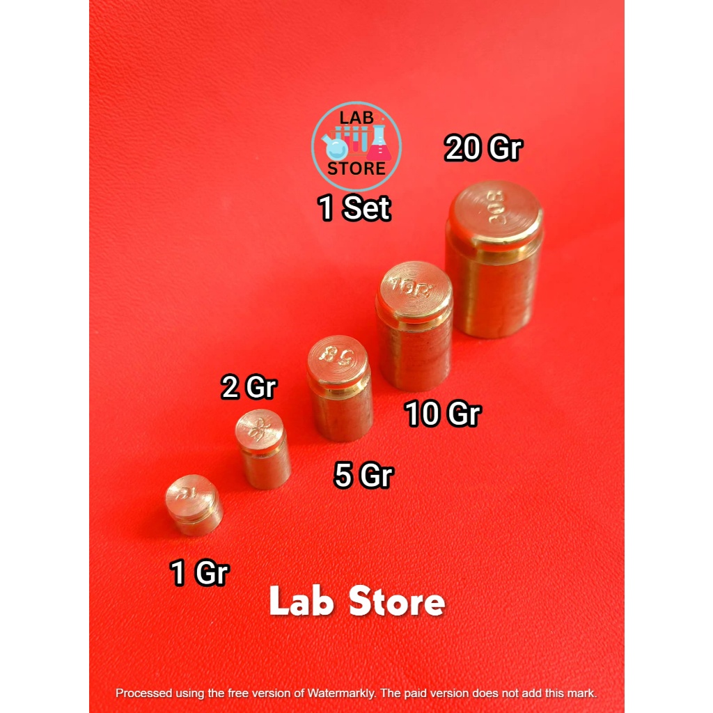 Anak Timbangan 1 - 20 gram / Batu Timbangan 1 - 20 gram (1 SET)