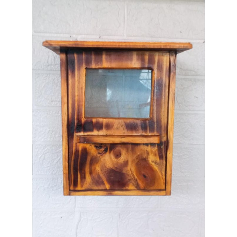 Box furniture Meteran Kwh Listrik Kayu Jati Belanda Estetik