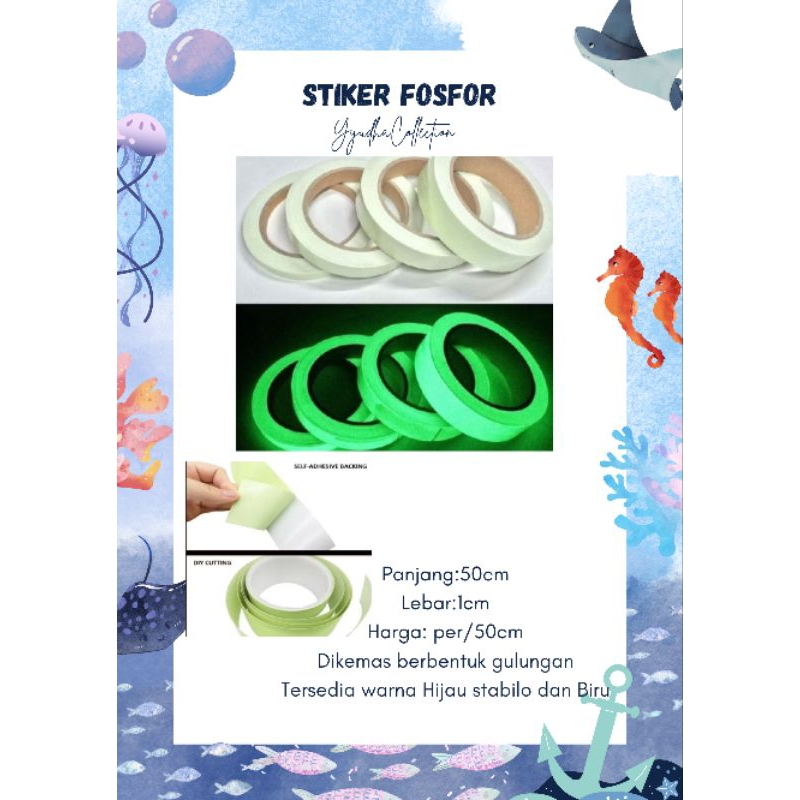 

Stiker Fosfor GLOW IN THE DARK/Stiker Serbaguna