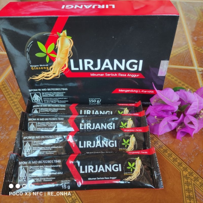 

LIRJANGI - Minuman herbal dengan ekstrak ginseng