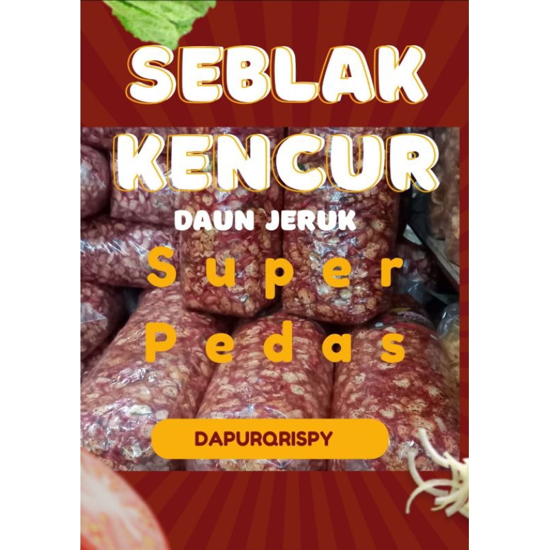 

Seblak Kencur super pedas 250 g