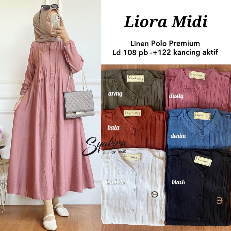 LIORA MIDI DRESS BY SYAKIRA