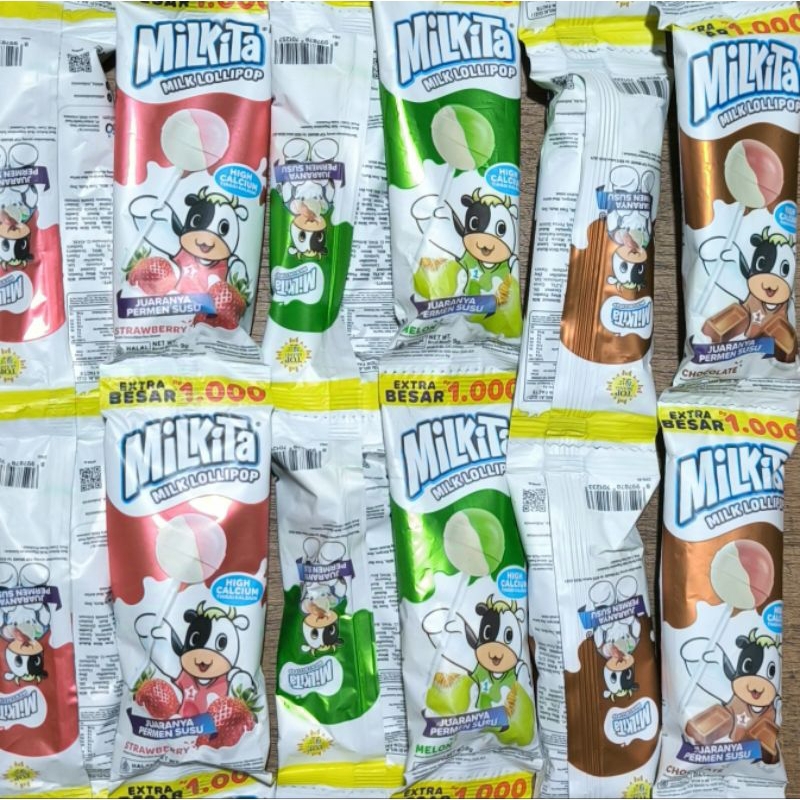 

milkita milk lollipop renceng 10 pcs