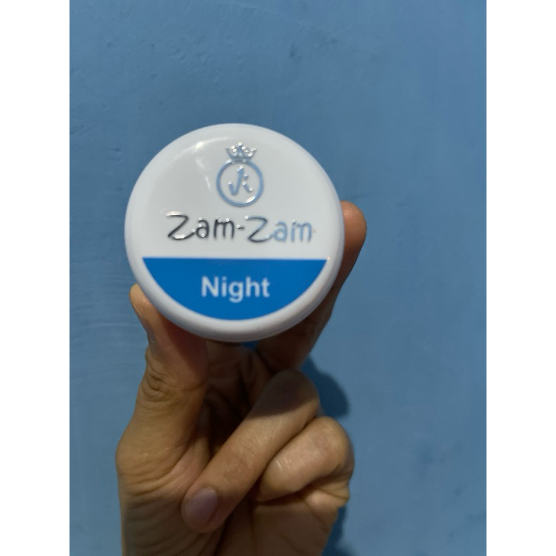 Ecer cream malam zamzam biru