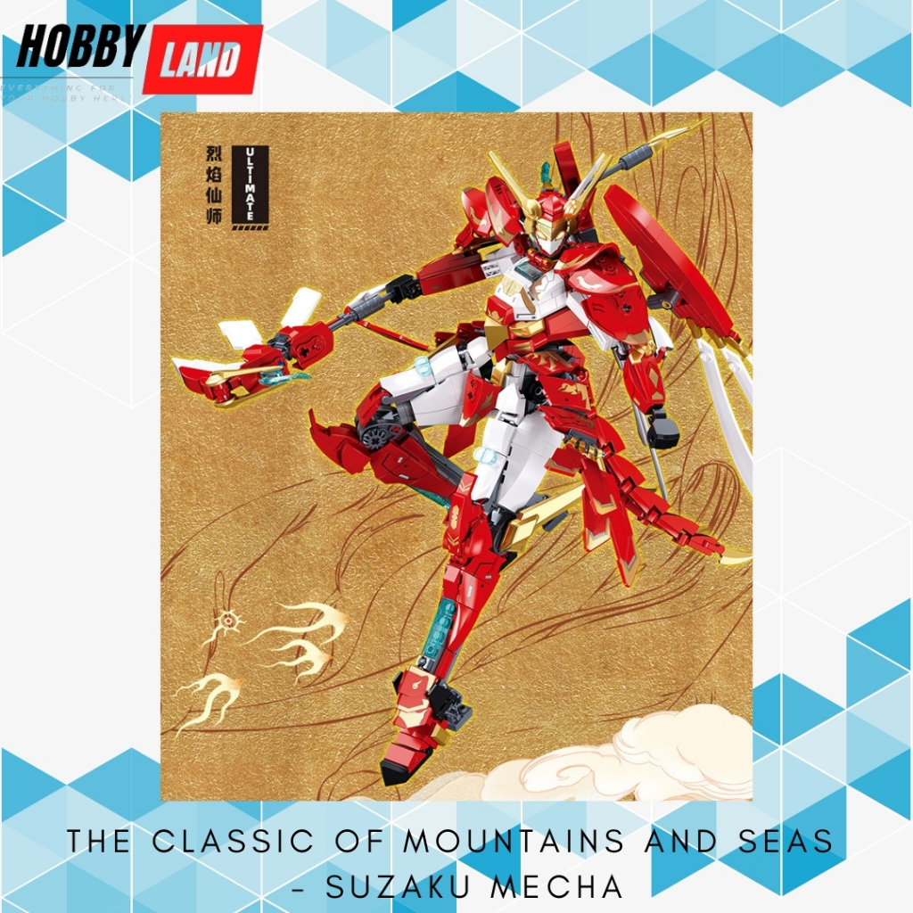 Mainan Brick Sluban Mecha Robot The Classic of Mountains and Seas – Suzaku M38-B1271, Xuanwu M38-B12