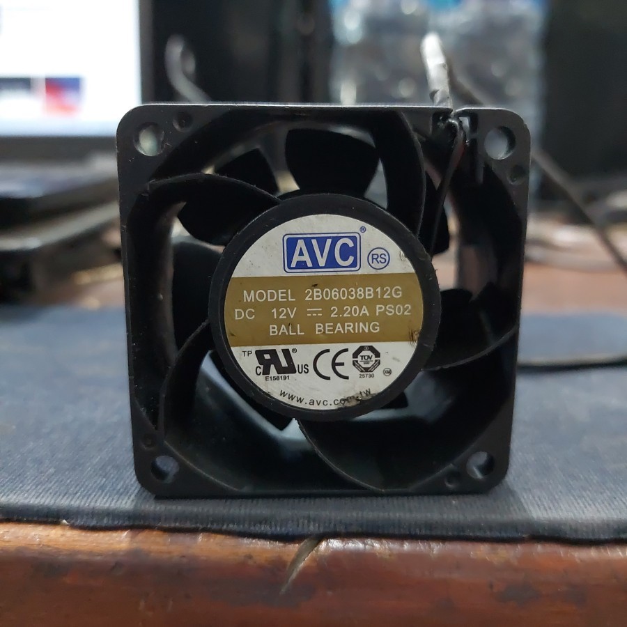 Kipas Fan DC 12V 6X6 cm / kipas dc 12v 6x6cm 2.2 ampere