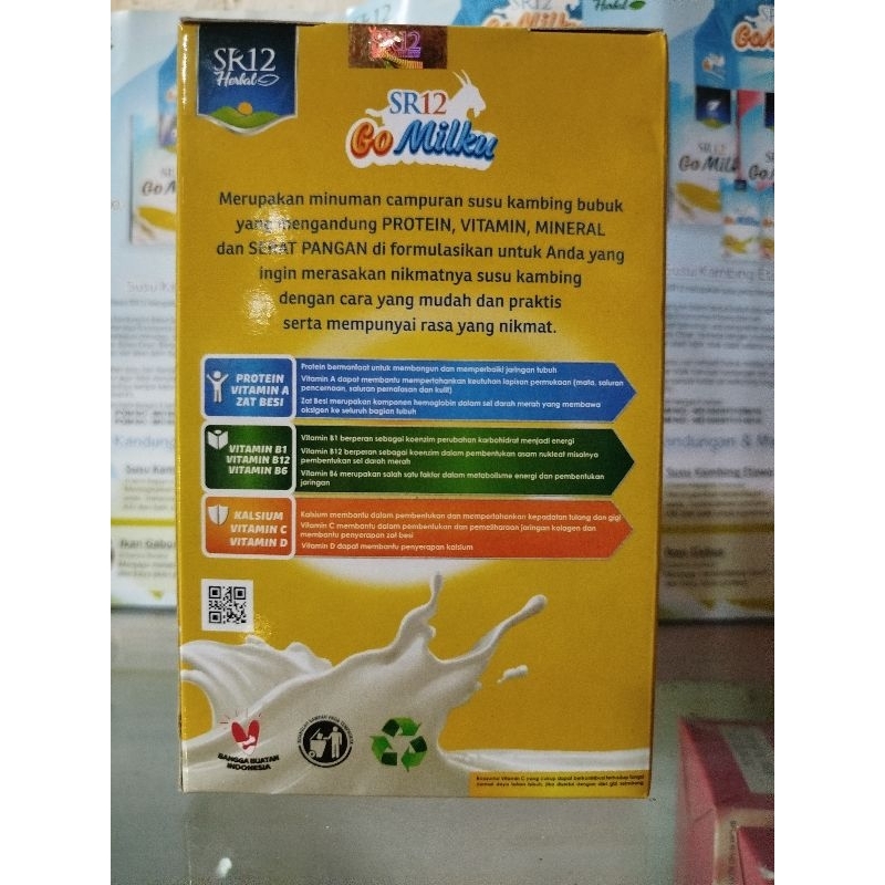 

Susu Kambing Go Milku SR12 Etawa 600gr Gold