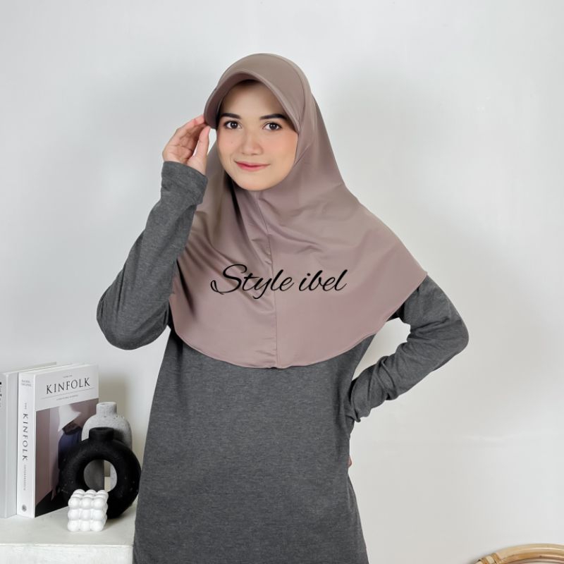 JILBAB SPORT/HIJAB SPORT TOPI/JILBAB OLAHRAGA DENGAN TOPI CELIA