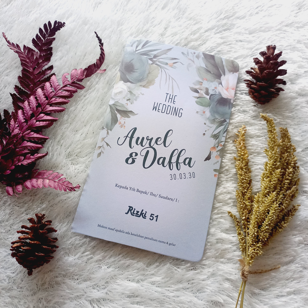 CETAK UNDANGAN PERNIKAHAN MEWAH ELEGAN - UNDANGAN NIKAH