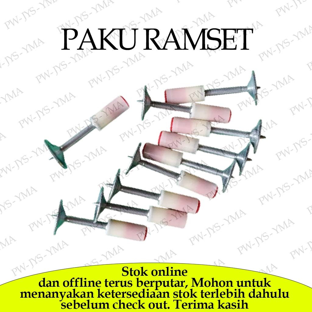 PAKU BETON TEMBAK / PAKU RAMSET / TEMBAK BETON / PAKU BESI / NAIL GUN