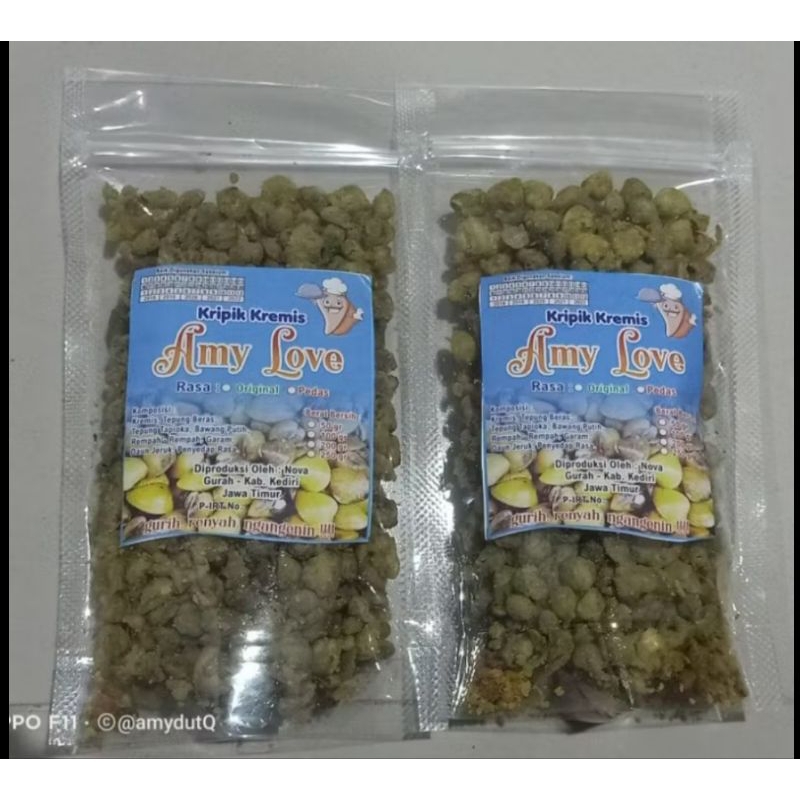 

Kripik kerang sungai gurih renyah kemsan 50gr