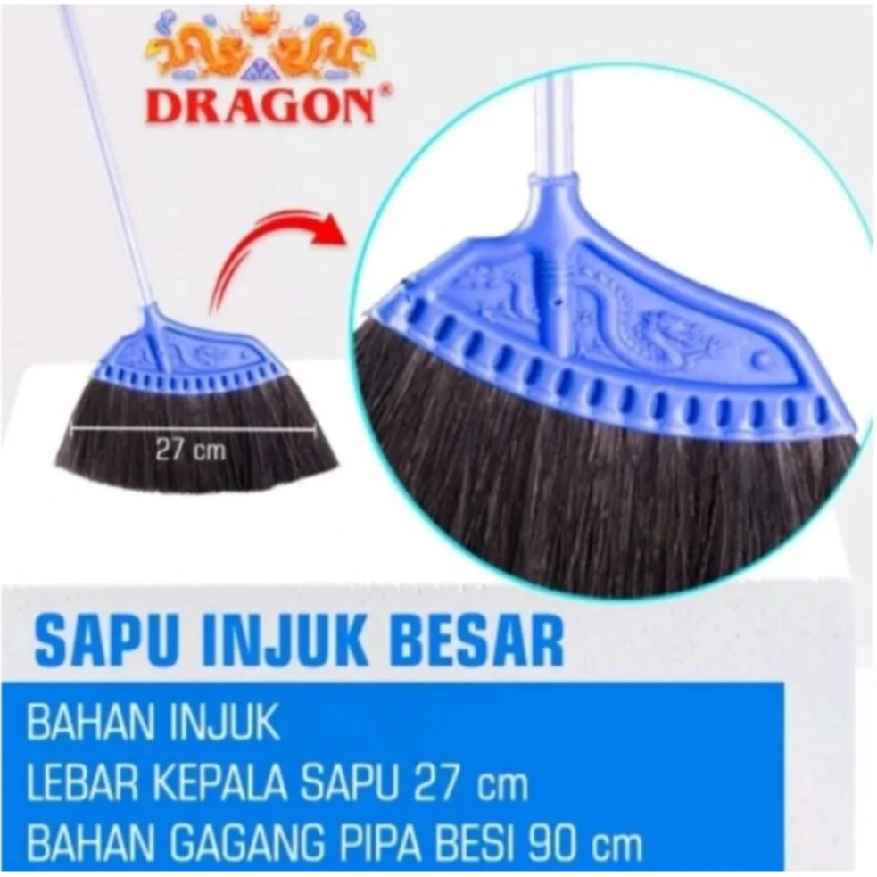 DRAGON Sapu Injuk Besar 90 Cm Pembersih Lantai Dust Remover Serbaguna DRGM-SP120, Sapu Dragon