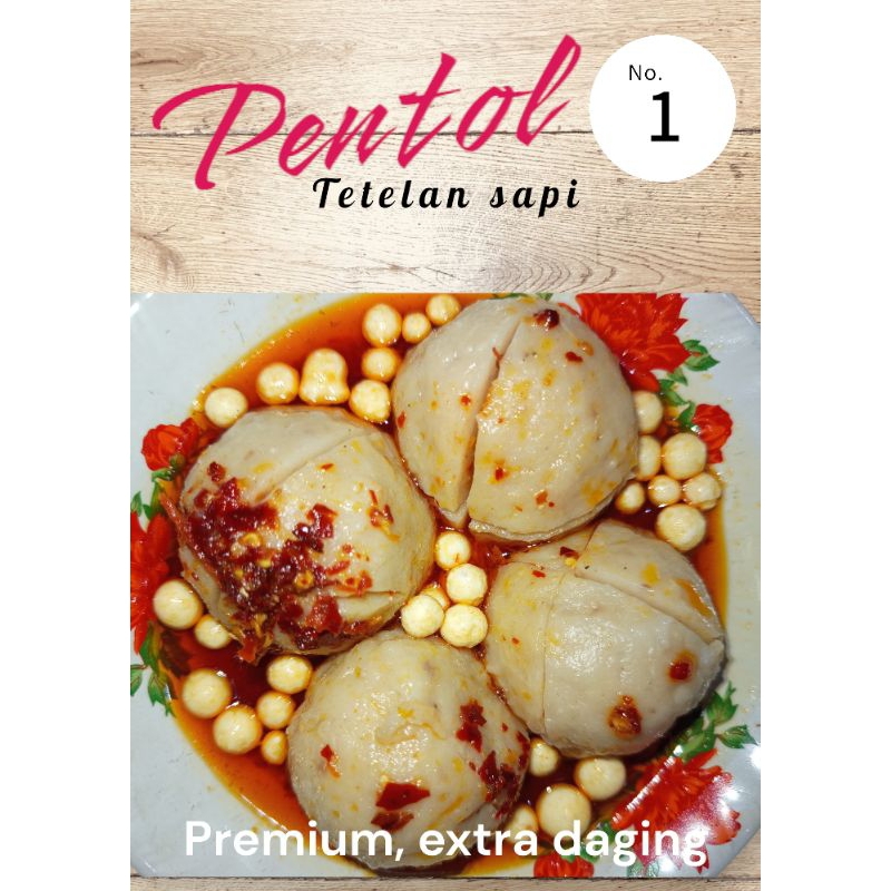 

PAKET USAHA!!! Pentol extra daging isi tetelan sapi di lengkapi sambel spesial chili oil isi paket 12 kemasan