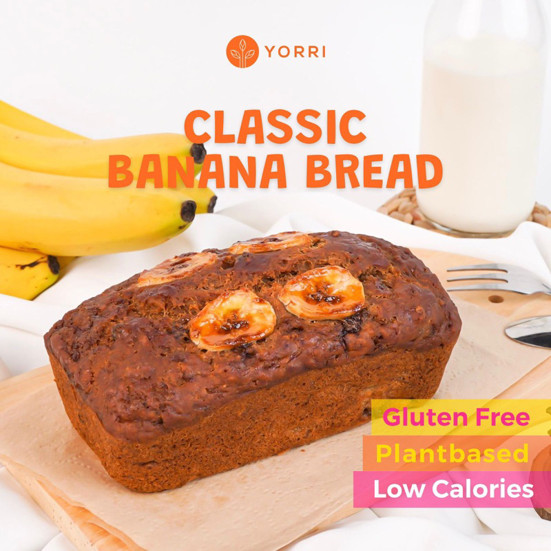 

YORRI - CLASSIC Banana Bread Vegan Gluten Free Plantbased