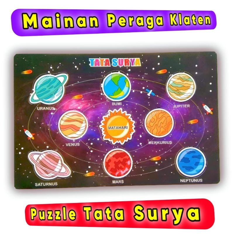 MAINAN EDUKASI PUZZLE TATA SURYA