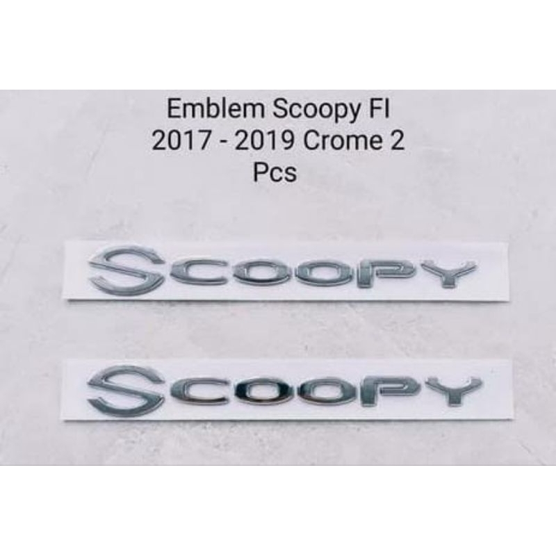 EMBLEM SCOOPY 2017 2019 ORIGINAL HIGH QUALITY
