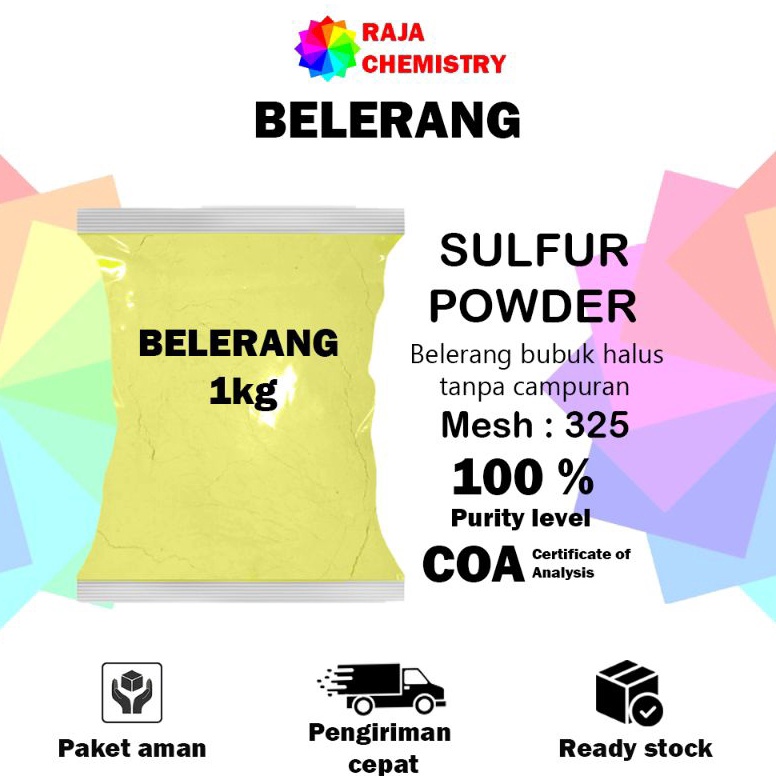 Serbuu Belerang Sulfur Belerang Murni 1kg