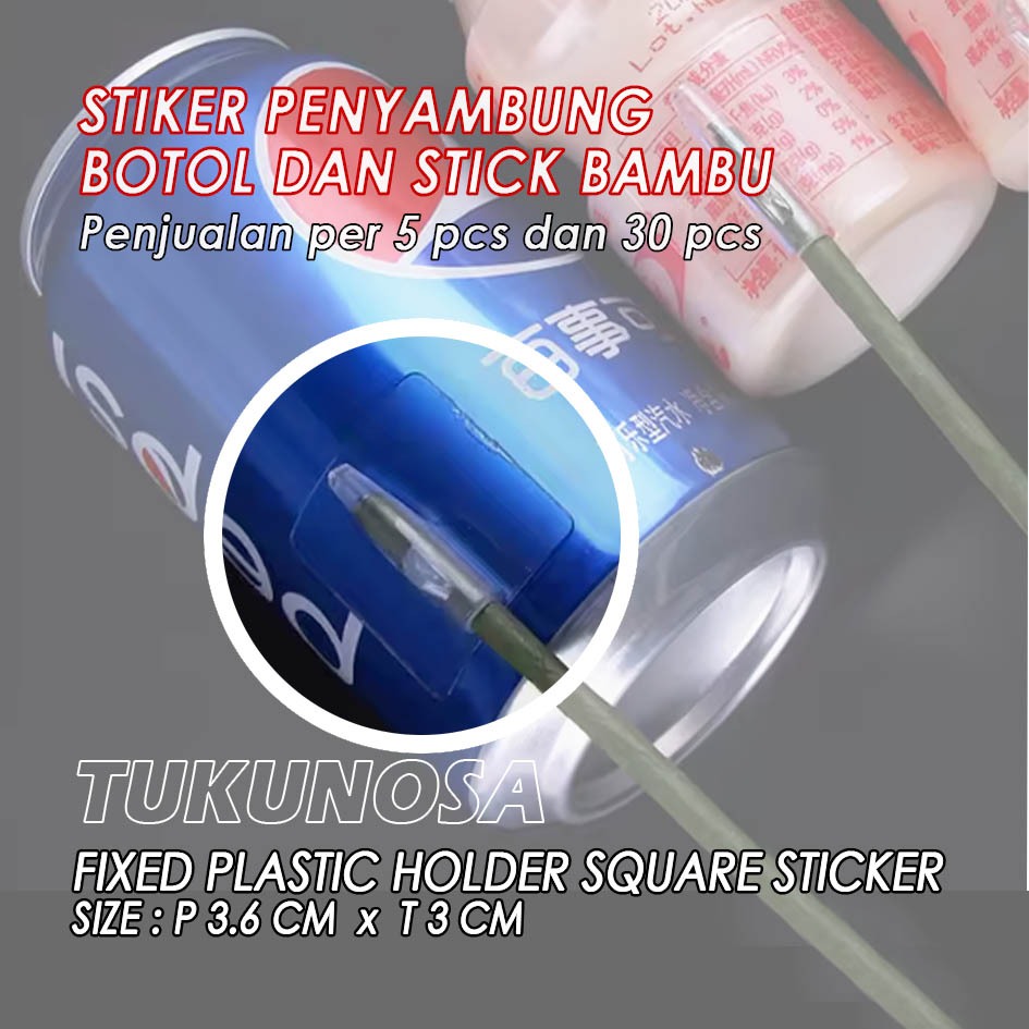 

FIXED PLASTIC HOLDER SQUARE STICKER - STIKER PEREKAT BUKET BOTOL SNACK SAMBUNGAN KADO SNACK DAN STICK BAMBU STIKER BOTOL BOUQUET BUKET KADO