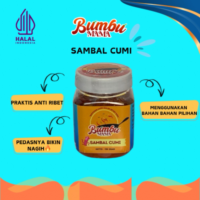 

SAMBAL CUMI PEDAS BUMBU MAMA
