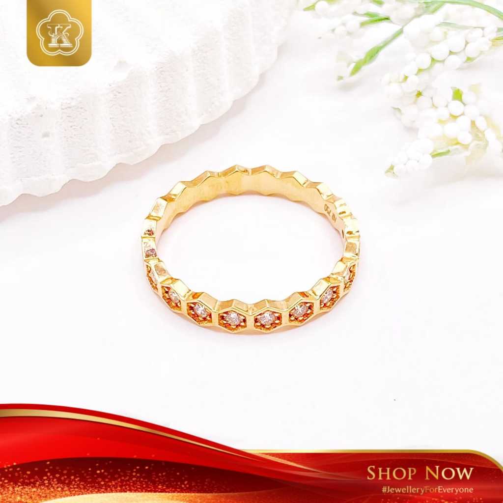 Cincin Emas Berlian 18K #00181637