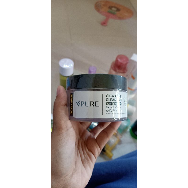 NPURE Cica Exfoliate Pad isi 40 exp 2027