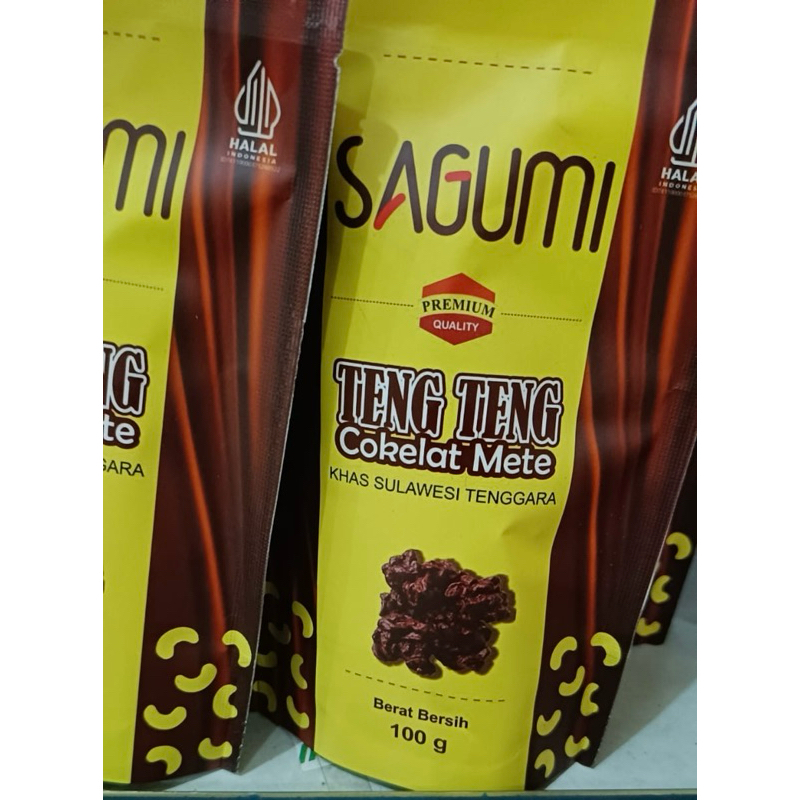 

Sagumi Teng Teng Cokelat Mete varian rasa cokelat premium
