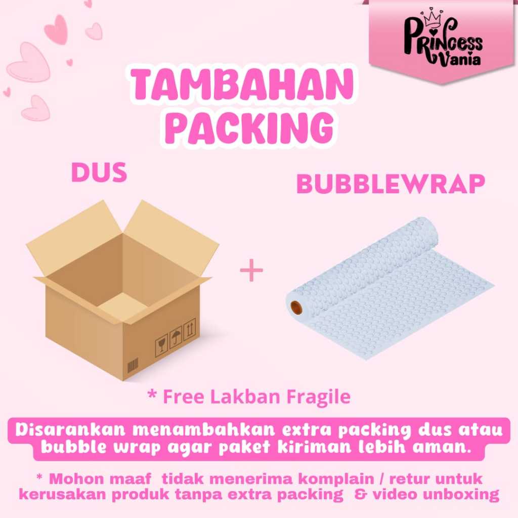 

BUBBLE WRAP PACKING TAMBAHAN EXTRA AMAN