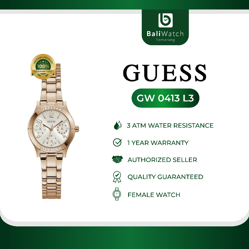 Guess GW 0413 L3 Jam Tangan Wanita