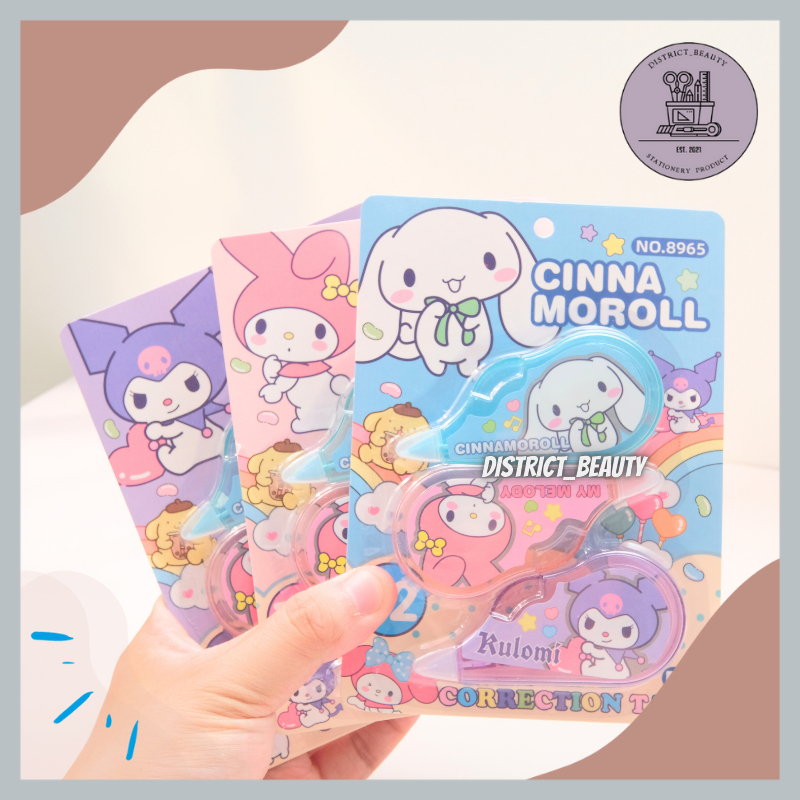 

CORRECTION TAPE SANRIO 3 IN 1 SET TIP EX PENGHAPUS PULPEN MOTIF SANRIO LUCU TERMURAH