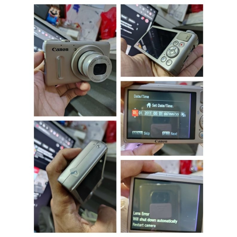 sparepart canon kamera digital camdig digicam bekas