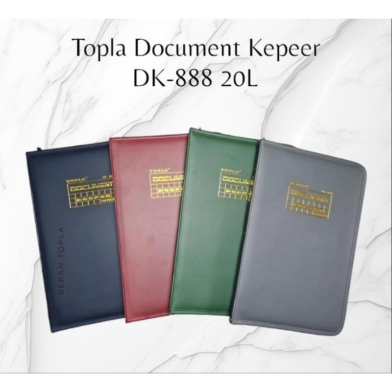 

Topla document keper isi 20 lembar resleting