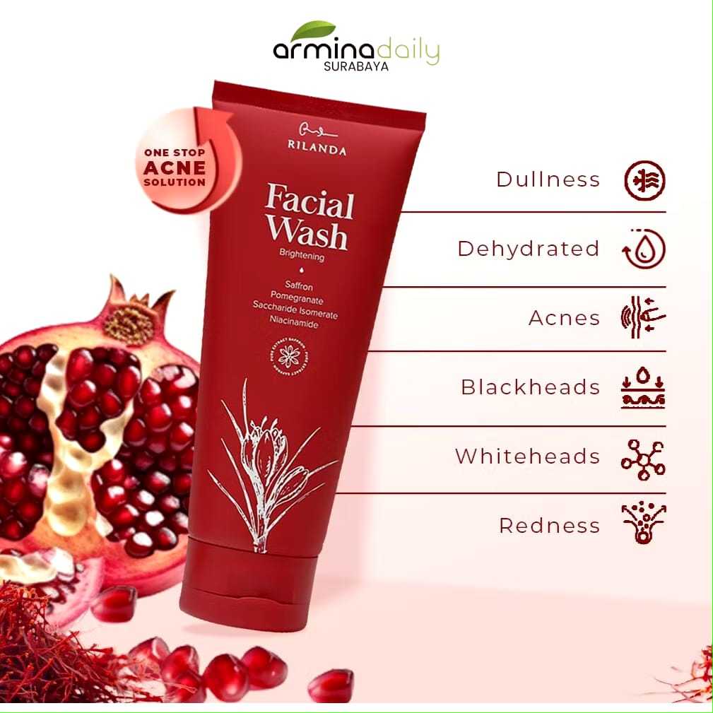 Sabun Pembersih Wajah Rilanda Facial Wash Armina Daily