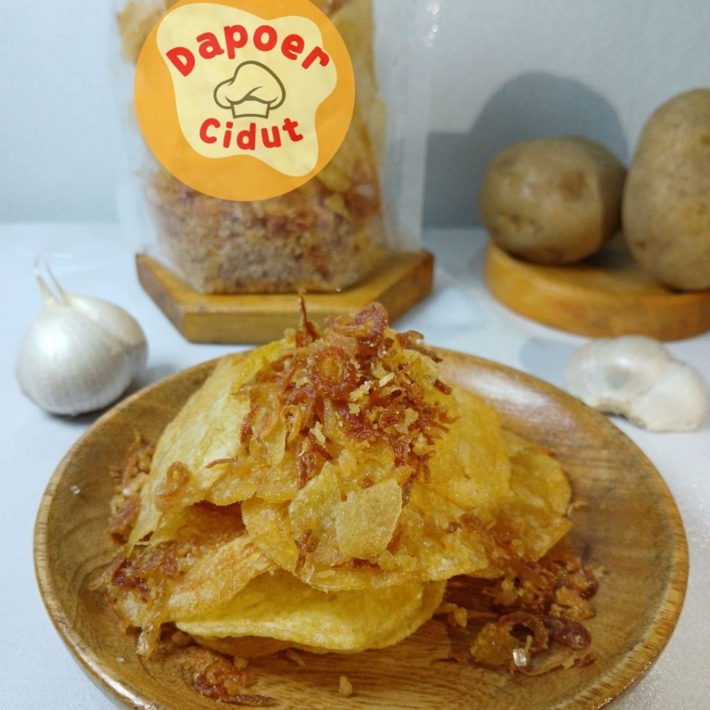 

Snack Cidut 120gr - Kentang Mustofa, Keripik Kentang Ebi, Kulit Ayam Crispy