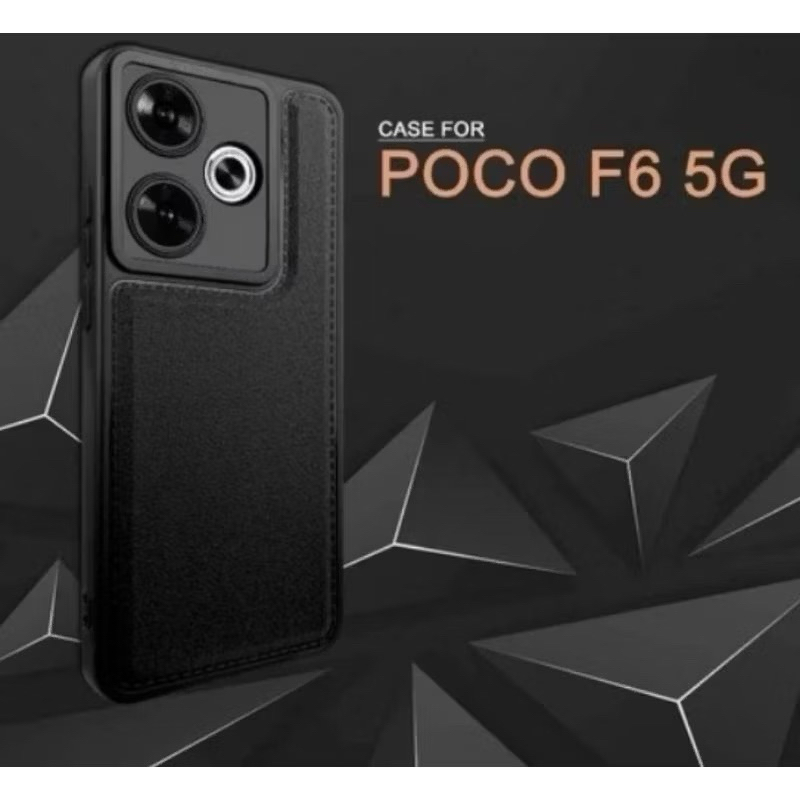 Case softcase PREMIUM LEATHER BLACK CAMERA PROTECTION Case FOCO F6 5G